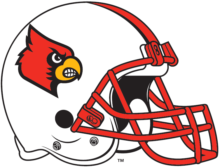 Louisville Cardinals 2007-2008 Helmet Logo DIY iron on transfer (heat transfer)